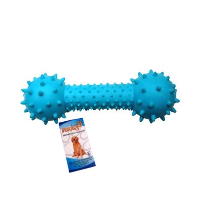 Fekrix Dumbbell Blue Dog Toy